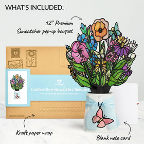 Butterfly charm adds playful detail for a charming display