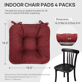 Love's cabin memory foam chair cushion side profile demonstrates contour support for back and hips.