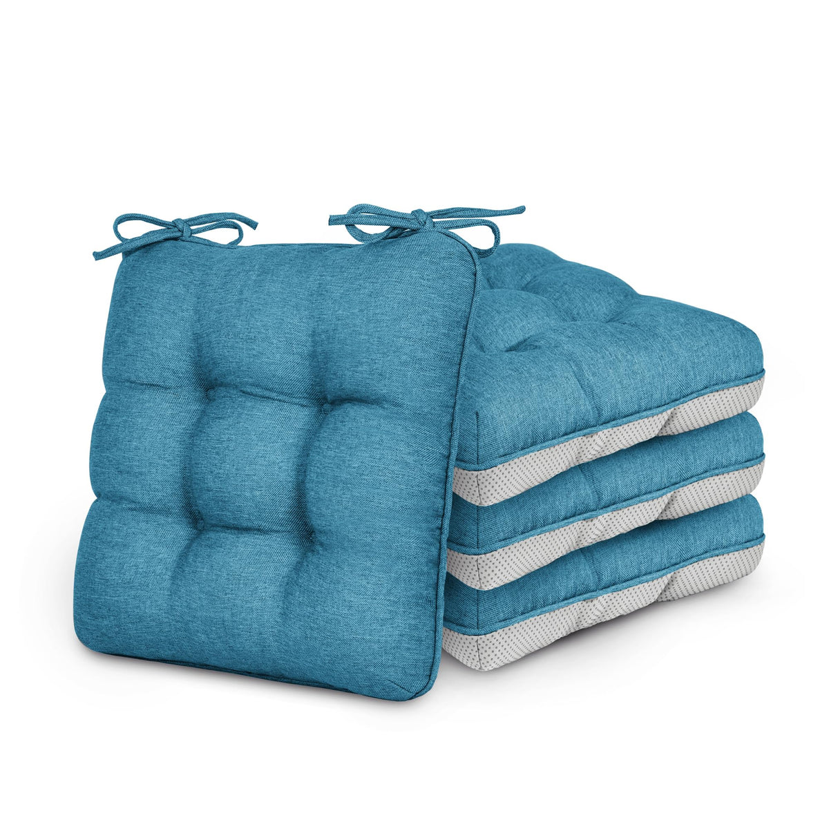 Love's cabin memory foam chair cushions front view for dining chair comfort