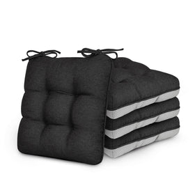 Love's Cabin memory foam chair cushions set 4 — main shot with plush, supportive comfort.