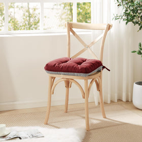 Love's cabin set of four memory foam cushions enhances any dining setup.