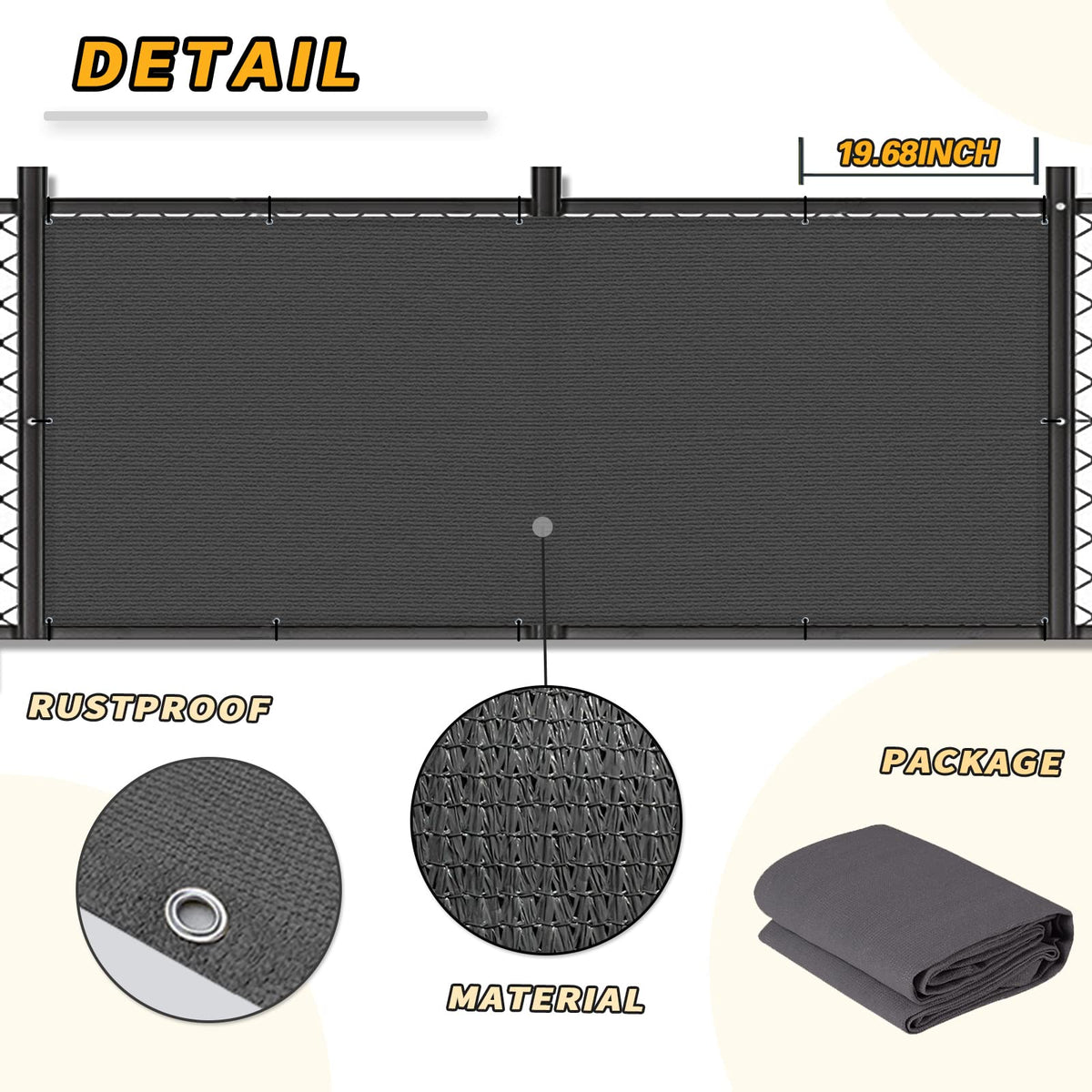 Love Story balcony screen with UV protection shields outdoor spaces
