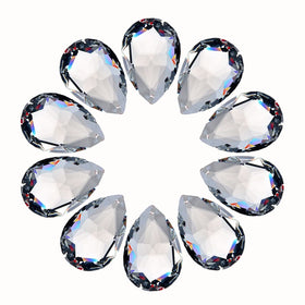 LoveUnited crystal teardrop pendant creates rainbow light for window decor.