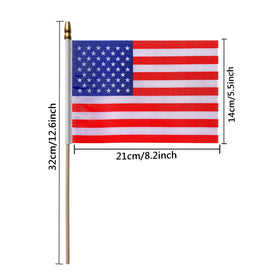 LoveVC 8x5 inch flags on durable polyester for reliable event visuals