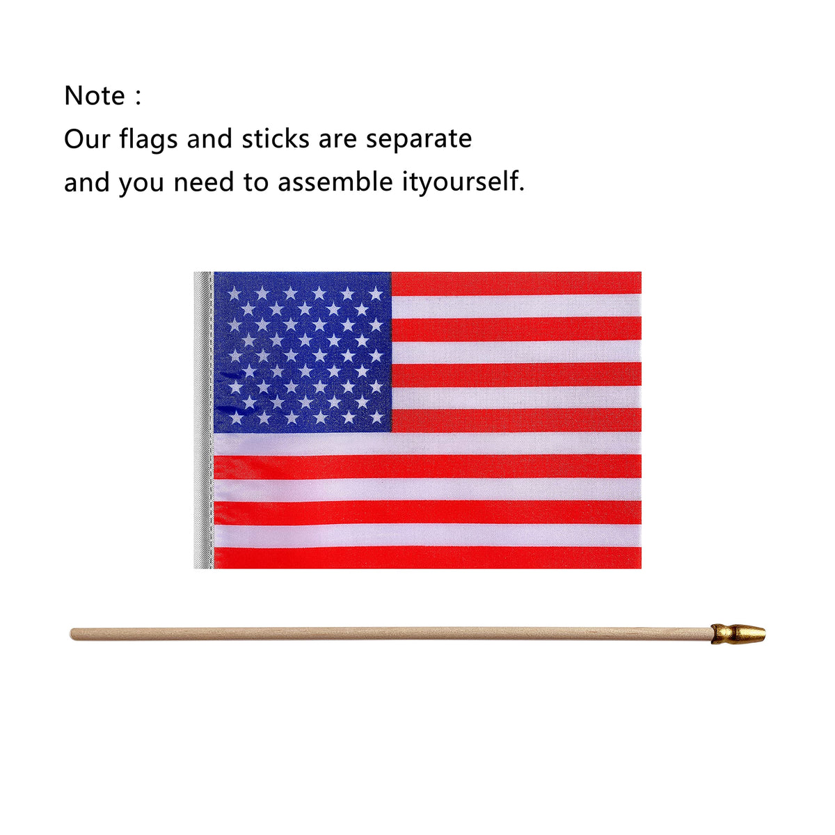 LoveVC wooden sticks with kid-safe tops for safe handling