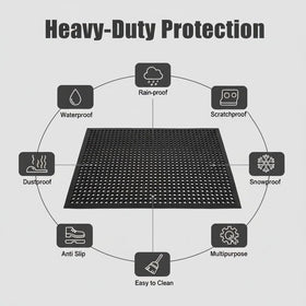 Lovinland doormat dimensions show large size for high-traffic areas.
