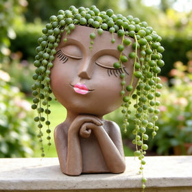 LovTocTic face planter drainage hole design keeps plants healthy indoors