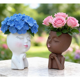 LovTocTic face planter enhances shelves, desks, or patios