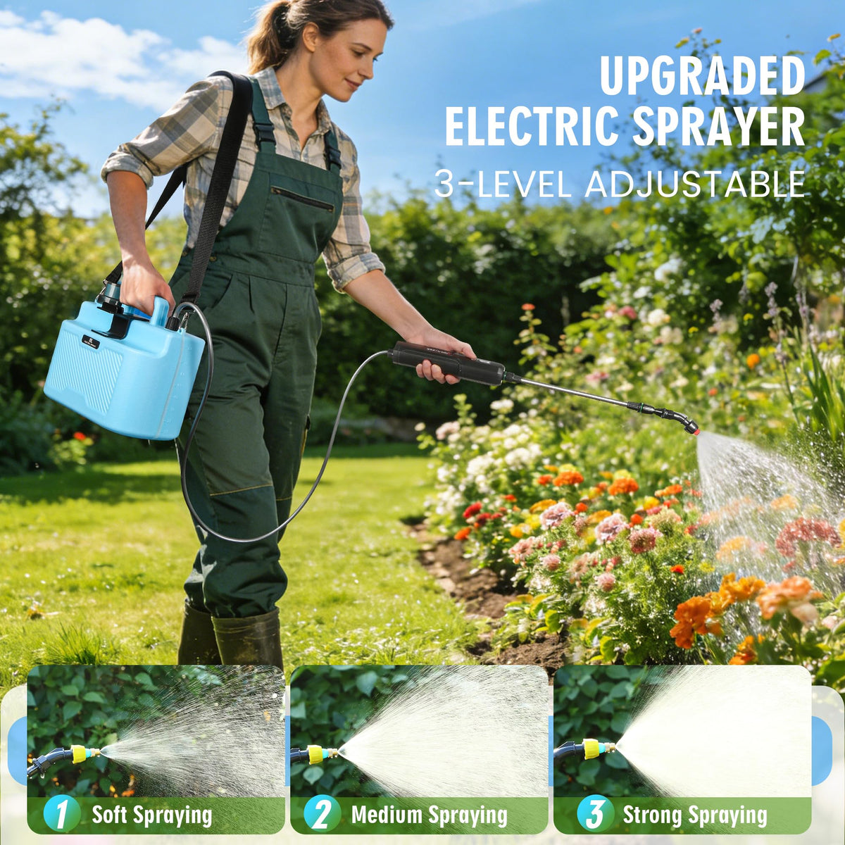 Lovydro 4-mist-nozzles provide precise mist or jet spraying for plants