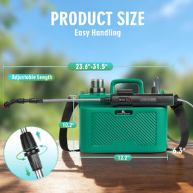 Lovydro extendable wand reaches high branches easily.