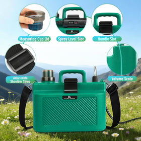 Lovydro four-nozzle set enables versatile spraying patterns.