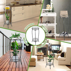 Loyal Tiger plant stand rustproof finish close-up emphasizes durability