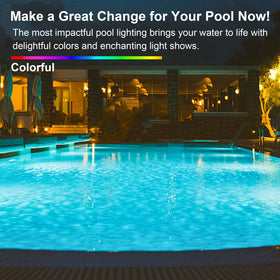 Loyoele professional-grade pool ambiance light for captivating evenings.