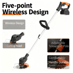 LPFGSLF 21V dual batteries deliver long runtime for uninterrupted tasks.