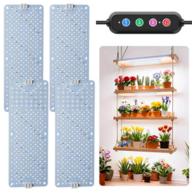 LPMZMBL 40W full-spectrum grow light front view for uniform indoor plant lighting.