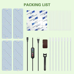 LPMZMBL included mounting tapes simplify installation on shelves or walls.