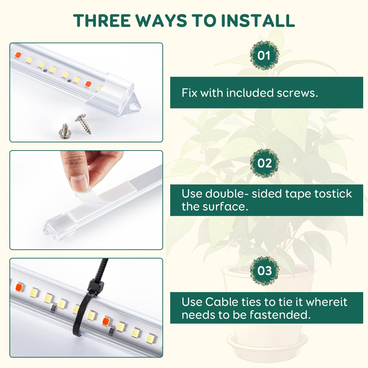 LPMZMBL timer and dimming options tailor light for different growth phases.