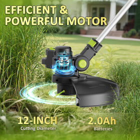 LPSUK trimmer in action showing auto line feed feature