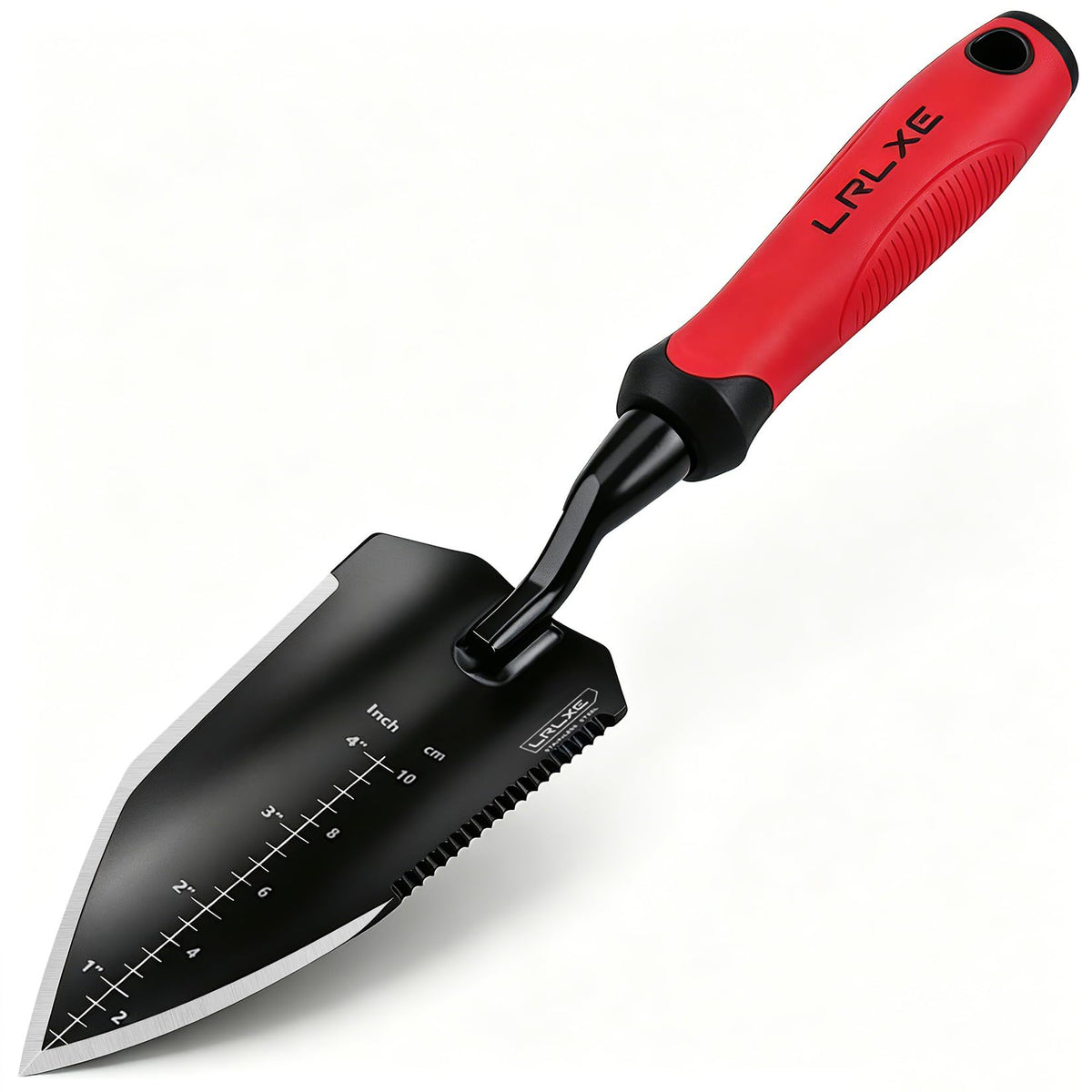 LRLXE Heavy Duty Garden Trowel with stainless steel blade for tough soil.