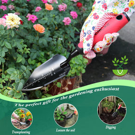 LRLXE Heavy Duty Garden Trowel durable gift for gardeners.