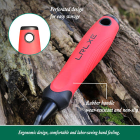 LRLXE Heavy Duty Garden Trowel measurement scale for precise planting.