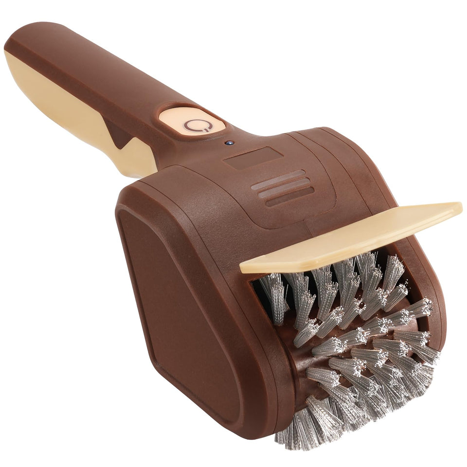 Lrly electric grill brush cordless cleaner for easy maintenance.
