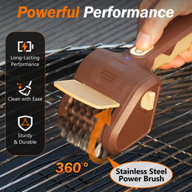 Lrly stainless-steel roller cleaner highlights bristle-free cleaning.