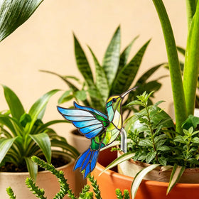 LRPBQFV blue bird garden stake provides durable charm for indoor or outdoor displays