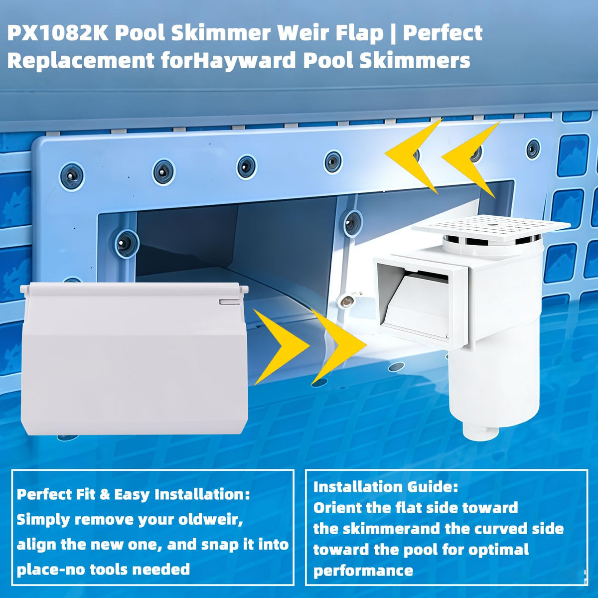 LRWZOV two-piece skimmer door design for durable, reliable operation.
