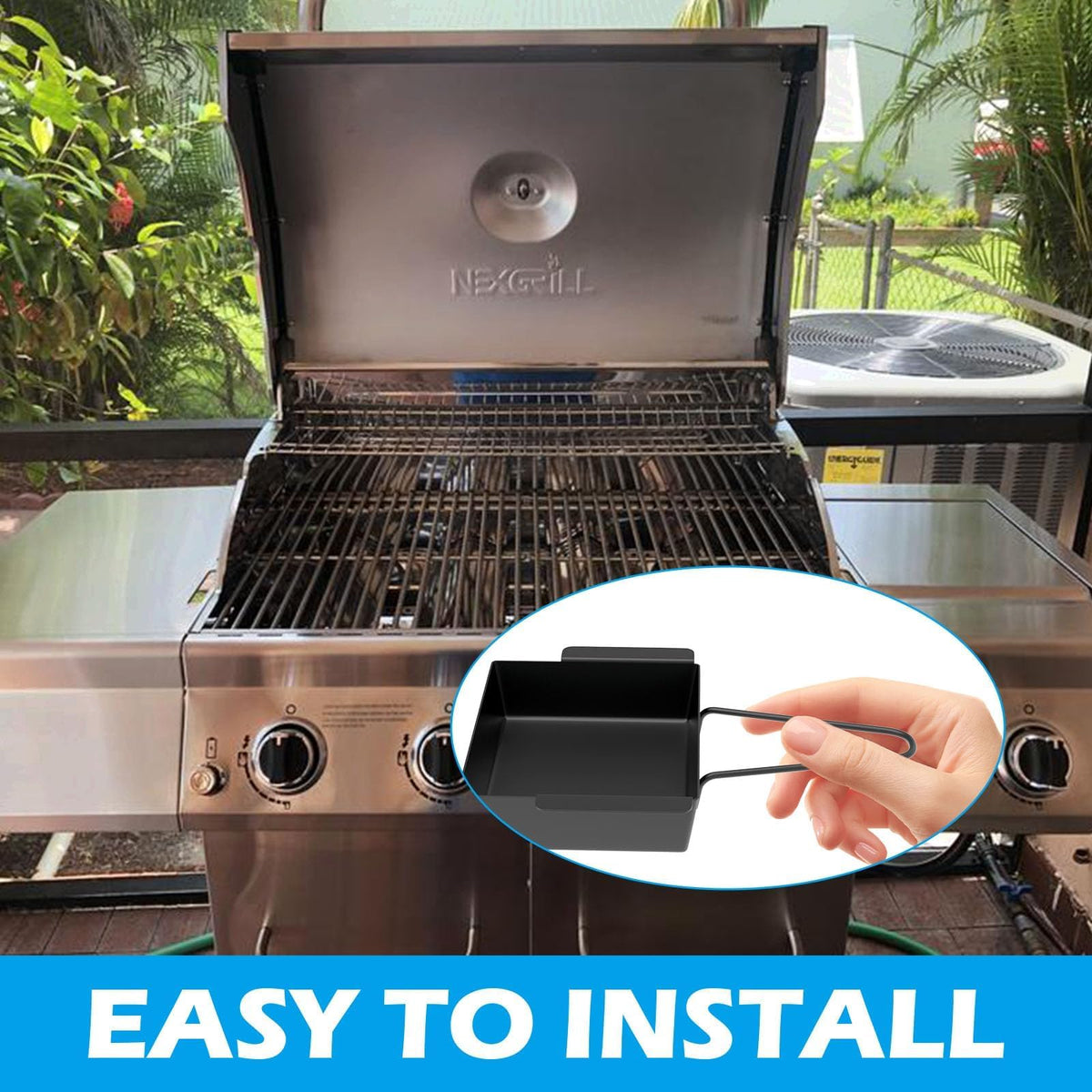 LS'BABQ easy-clean design simplifies wiping and storage after grilling.