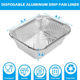LS'BABQ metal grease tray offers durable construction for long-lasting use.