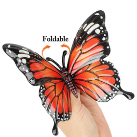 LSFFM 6.7-inch butterfly wall art provides a compact focal point for patios.