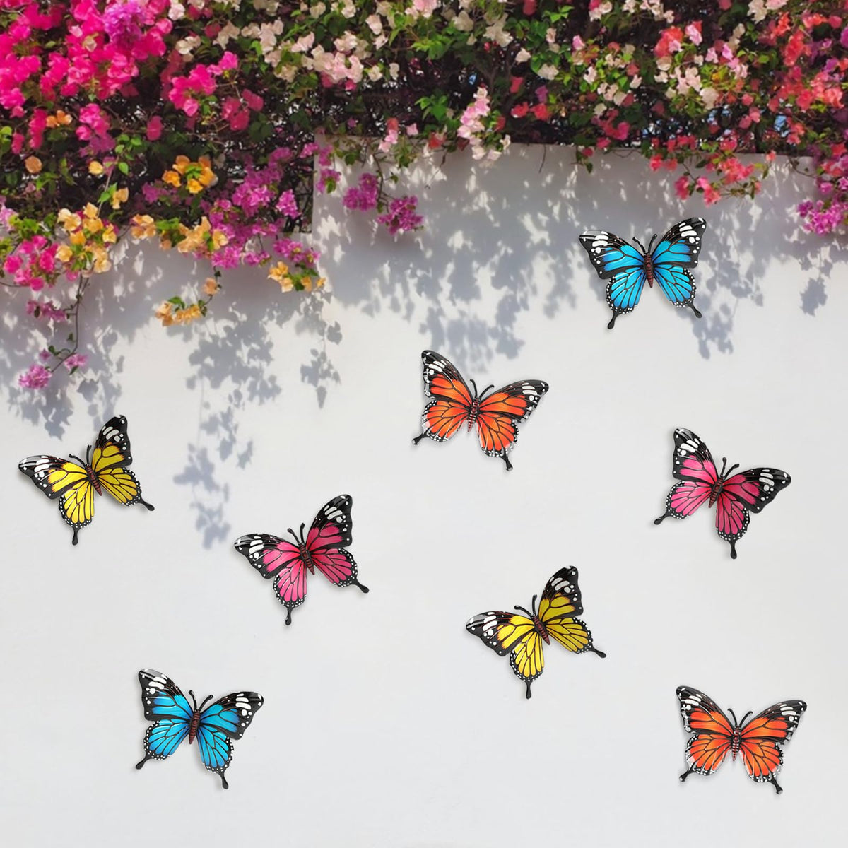 LSFFM colorful butterfly designs brighten both indoor and outdoor areas.