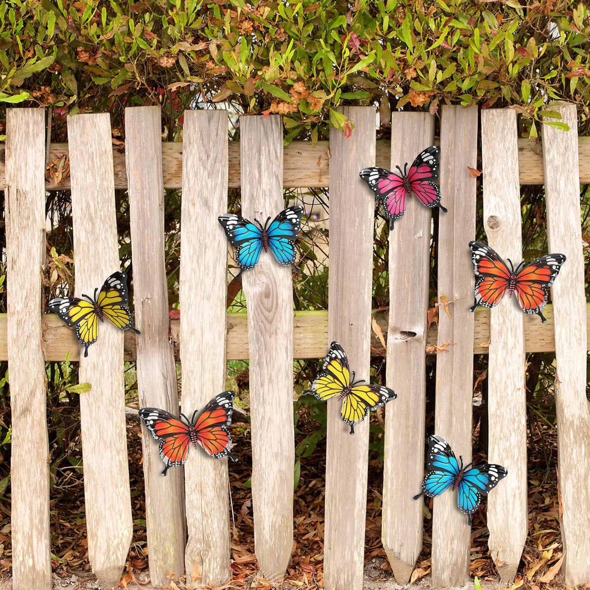 LSFFM butterfly wall art features a built-in back hook for easy hanging.