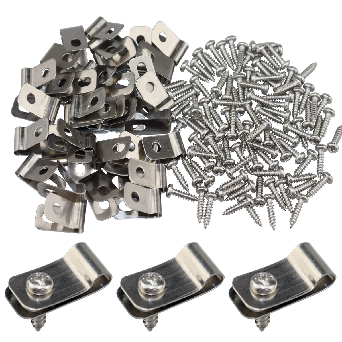 LSGCQ wire fence clips secure welded wire to posts for sturdy fencing