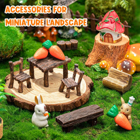 LSGYPAQ DIY miniature furniture kit for home crafts and kids projects.