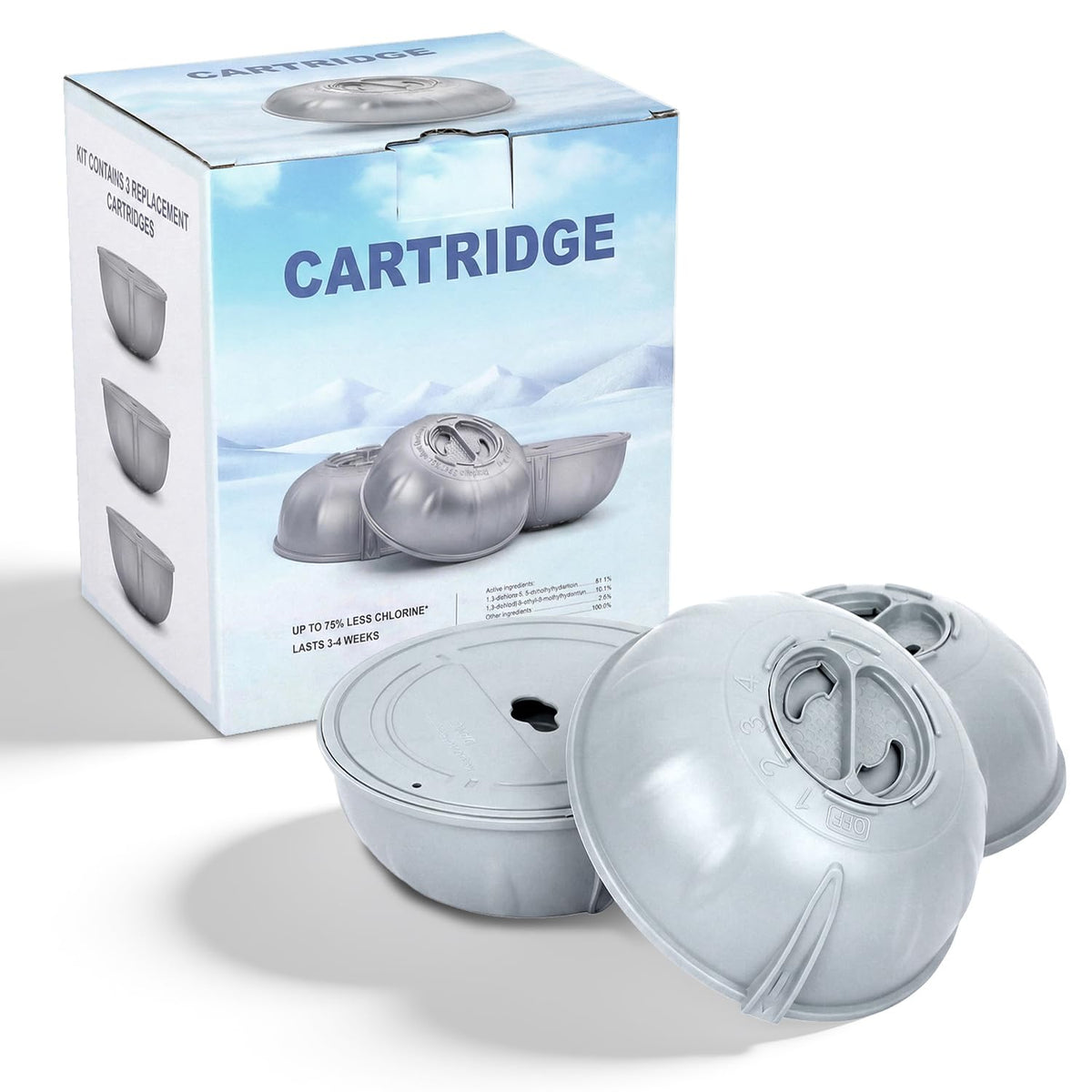 LSKHEGWLU hot tub cartridge 3-pack delivers easy maintenance and pristine water.