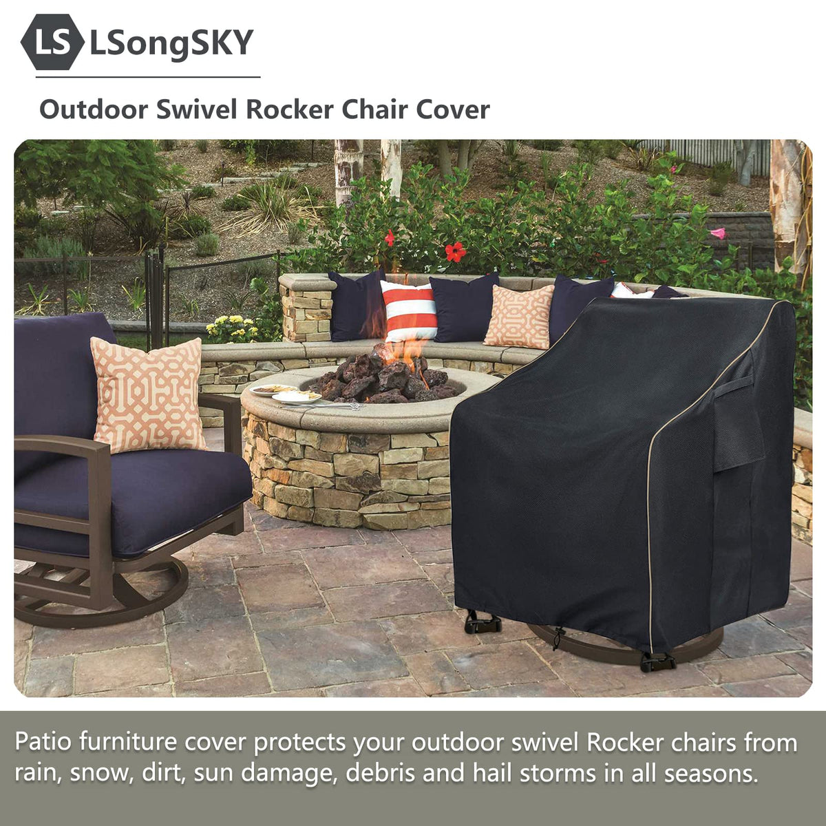 LSongSKY air-vents help reduce condensation around the chairs.