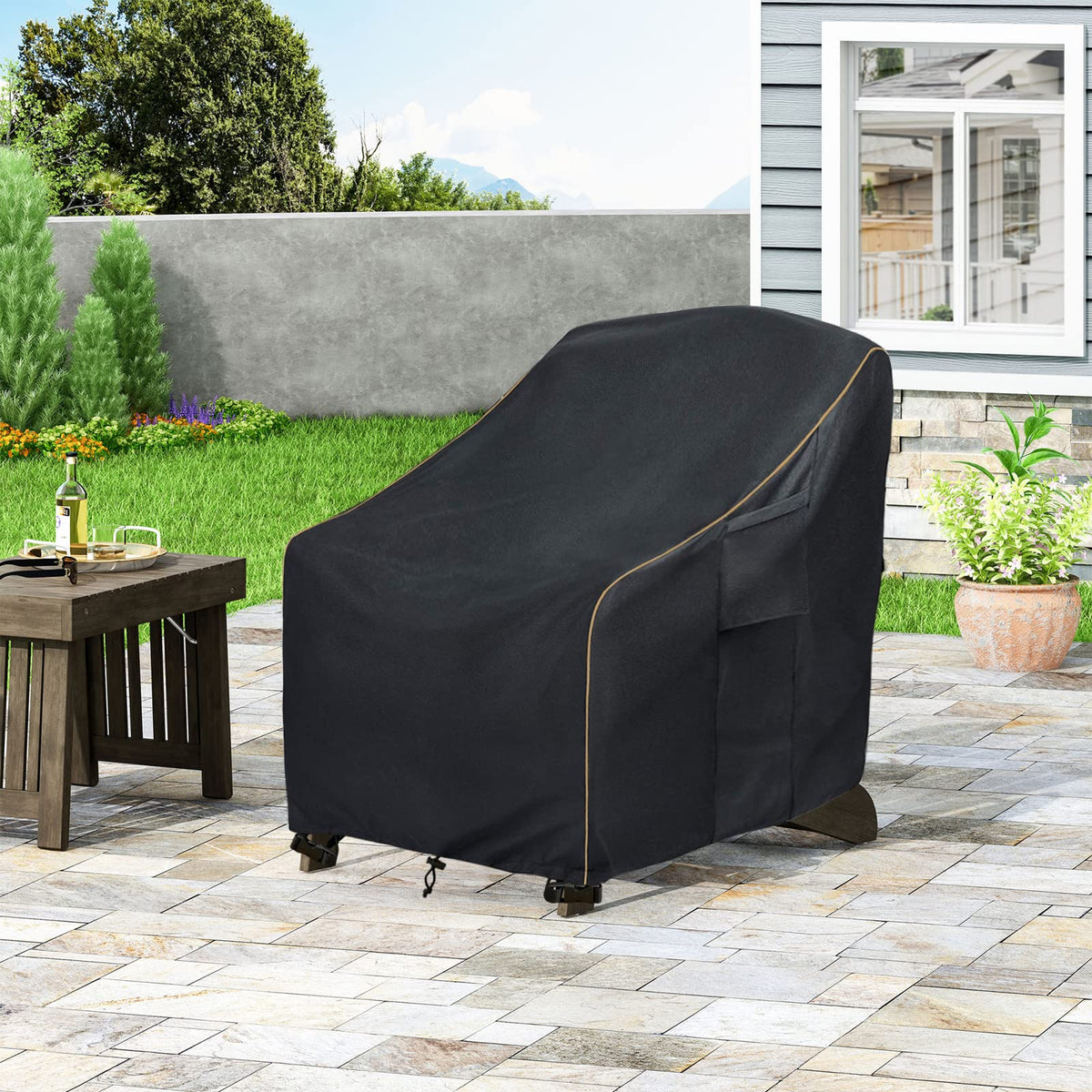 LSongSKY all-season protection guards chairs from rain, debris, and sun damage.