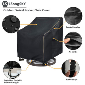 LSongSKY attachment-straps-secure-cover keeps chairs stable during gusts.
