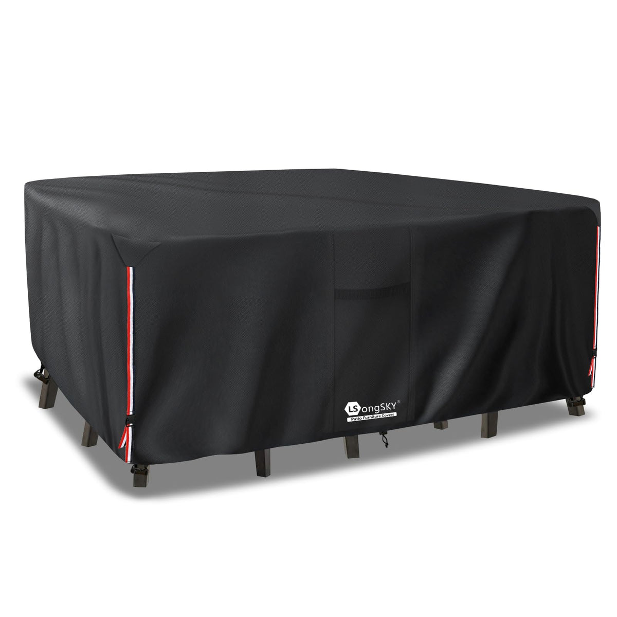 LSongSKY black outdoor cover complements any patio aesthetic