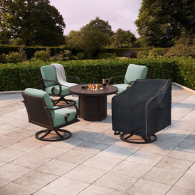 LSongSKY easy-fit-swivel-chair-cover makes setup quick and simple.