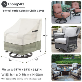 LSongSKY fabric-detail shows waterproof Oxford fabric and PU coating.