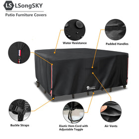 LSongSKY swivel-chair cover keeps chairs clean and dry