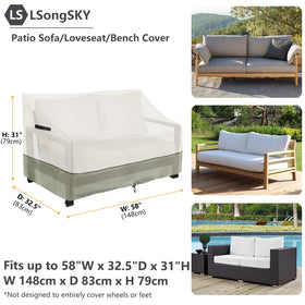 LSongSKY cover with air vents reduces wind lofting and condensation