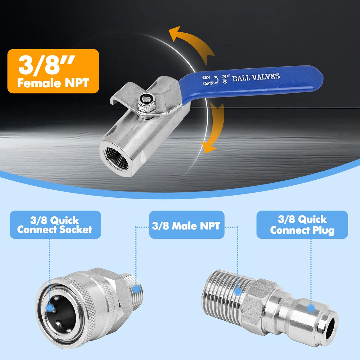 LSORPWK extended-handle lever offers smooth ergonomic operation
