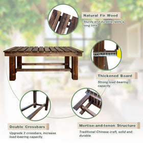 LSPYYDS carbonized wood detail shows smooth surface and low water absorption.