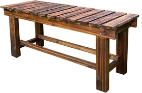 LSPYYDS smooth carbonized wood finish shows easy maintenance.