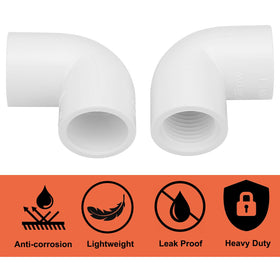 Lswteiz frost and corrosion resistant PVC elbow for outdoor use