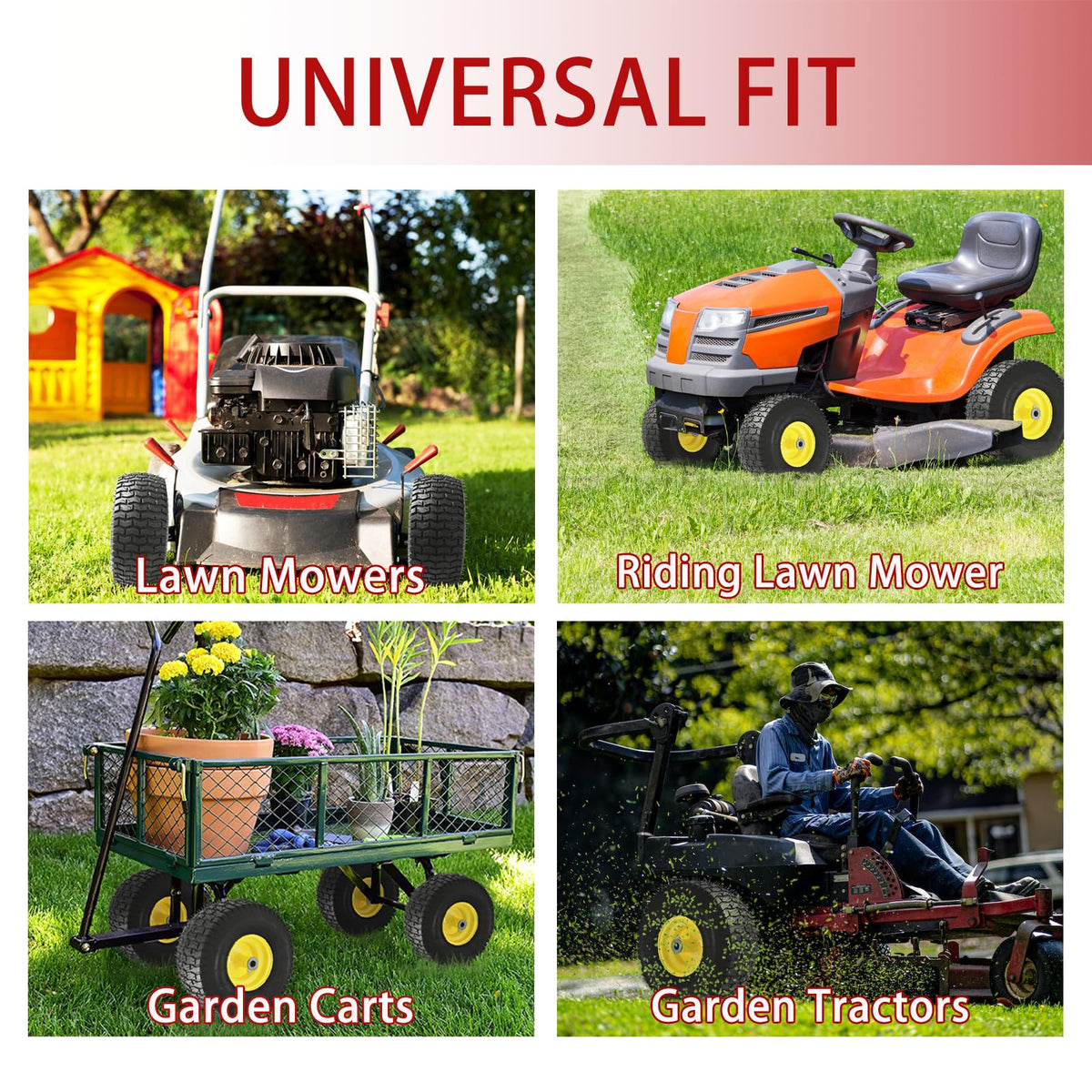 LTNICER applicable models include riding mowers and garden tractors